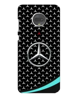 Чехол для Motorola MOTO G7 Plus с картинкой «Mercedes — бирюзовый акцент»