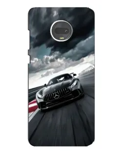 Чехол для Motorola MOTO G7 Plus с картинкой «Гоночный Mercedes AMG»