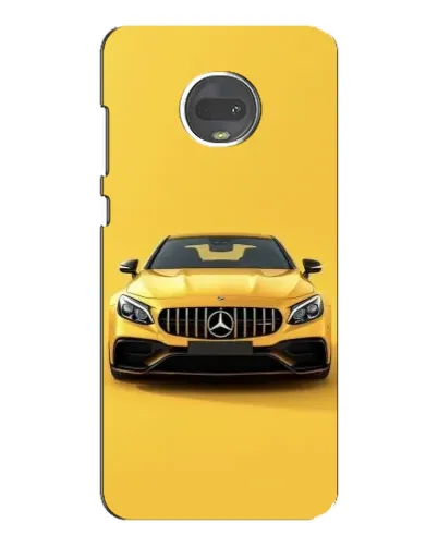 Чехол для Motorola MOTO G7 Plus с картинкой «Желтый Mercedes GT»