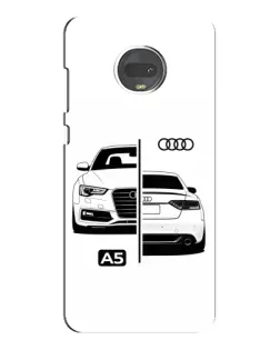 Чехол для Motorola MOTO G7 Plus с картинкой «Audi — контрастный дизайн» Чехол для Motorola MOTO G7 Plus с картинкой «Audi — контрастный дизайн»