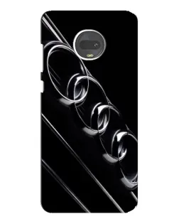 Чехол для Motorola MOTO G7 Plus с картинкой «Audi — абстрактные кольца» Чехол для Motorola MOTO G7 Plus с картинкой «Audi — абстрактные кольца»