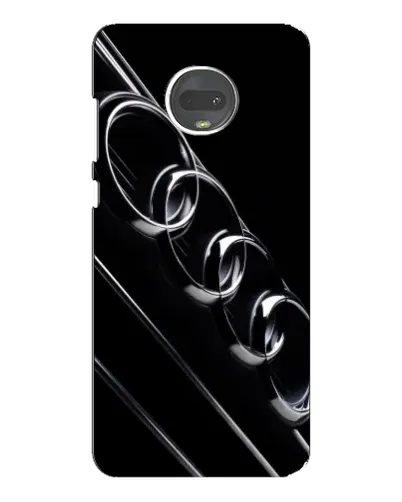 Чехол для Motorola MOTO G7 Plus с картинкой «Audi — абстрактные кольца»