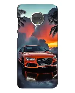 Чехол для Motorola MOTO G7 Plus с картинкой «Audi — закат» Чехол для Motorola MOTO G7 Plus с картинкой «Audi — закат»