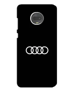 Чехол для Motorola MOTO G7 Plus с картинкой «Audi White Logo» Чехол для Motorola MOTO G7 Plus с картинкой «Audi White Logo»