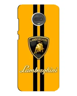 Чехол для Motorola MOTO G7 Plus с картинкой «Lamborghini Stripe желтый» Чехол для Motorola MOTO G7 Plus с картинкой «Lamborghini Stripe желтый»