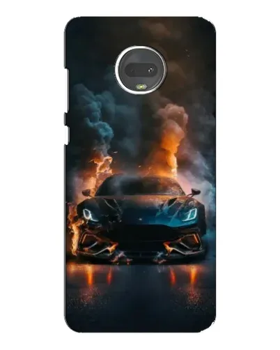 Чехол для Motorola MOTO G7 Plus с картинкой «Lamborghini дымная эстетика» Чехол для Motorola MOTO G7 Plus с картинкой «Lamborghini дымная эстетика»
