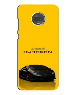 Чехол для Motorola MOTO G7 Plus с картинкой «Lamborghini Huracan черный» Чехол для Motorola MOTO G7 Plus с картинкой «Lamborghini Huracan черный»