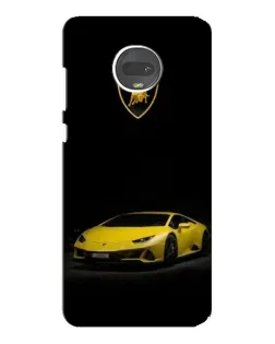 Чехол для Motorola MOTO G7 Plus с картинкой «Lamborghini желтый акцент» Чехол для Motorola MOTO G7 Plus с картинкой «Lamborghini желтый акцент»