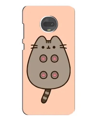 Чехол для Motorola MOTO G7 Plus с картинкой «Пушин пузиком кверху»
