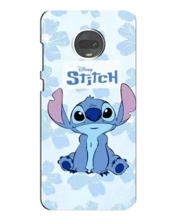 Чехол для Motorola MOTO G7 Plus с картинкой «Stitch среди цветов» Чехол для Motorola MOTO G7 Plus с картинкой «Stitch среди цветов»