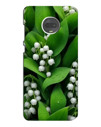 Чехол для Motorola MOTO G7 Plus с картинкой «Ландыши в зелени»