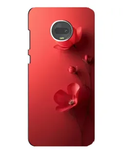 Чехол для Motorola MOTO G7 Plus с картинкой «Маковые соцветия»