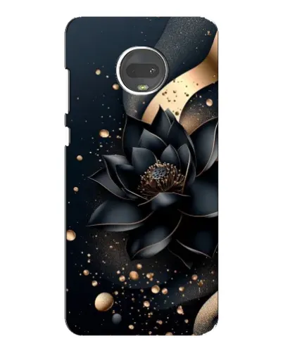Чехол для Motorola MOTO G7 Plus с картинкой «Черный лотос»