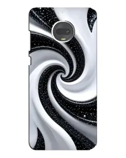 Чехол для Motorola MOTO G7 Plus с картинкой «Черно-белая спираль» Чехол для Motorola MOTO G7 Plus с картинкой «Черно-белая спираль»