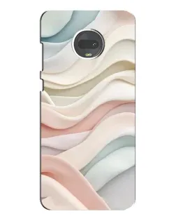 Чехол для Motorola MOTO G7 Plus с картинкой «Пастельные нежные волны»