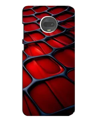 Чехол для Motorola MOTO G7 Plus с картинкой «Красная глянцевая сетка» Чехол для Motorola MOTO G7 Plus с картинкой «Красная глянцевая сетка»