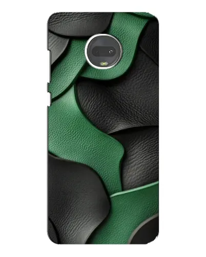 Чехол для Motorola MOTO G7 Plus с картинкой «Зеленые кожаные волны» Чехол для Motorola MOTO G7 Plus с картинкой «Зеленые кожаные волны»
