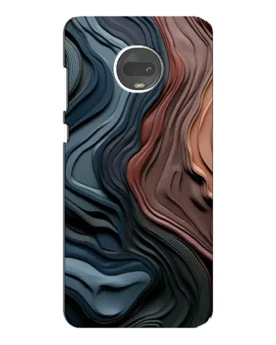 Чехол для Motorola MOTO G7 Plus с картинкой «Цветные волны каньона» Чехол для Motorola MOTO G7 Plus с картинкой «Цветные волны каньона»