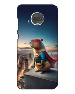 Чехол для Motorola MOTO G7 Plus с картинкой «Капи-мен супергерой»