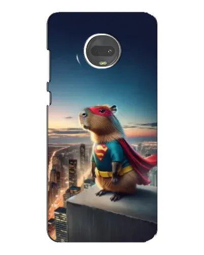 Чехол для Motorola MOTO G7 Plus с картинкой «Капи-мен супергерой»