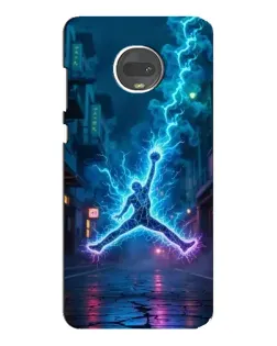 Чехол для Motorola MOTO G7 с картинкой «Jordan Gold Jumpman»