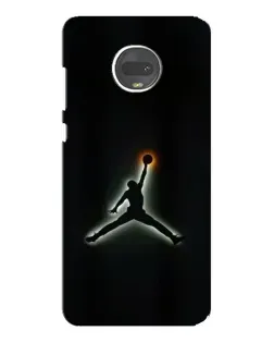 Чехол для Motorola MOTO G7 с картинкой «Jordan Gradient Logo»