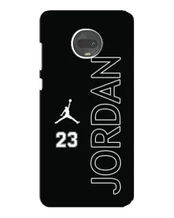 Чехол для Motorola MOTO G7 с картинкой «Jordan Vertical»