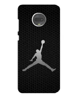 Чехол для Motorola MOTO G7 с картинкой «Jordan Dark Carbon»