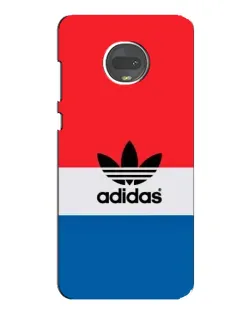 Чехол для Motorola MOTO G7 с картинкой «Ретро блоки Adidas»