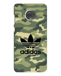 Чехол для Motorola MOTO G7 с картинкой «Милитари стиль Adidas»