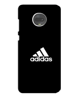Чехол для Motorola MOTO G7 с картинкой «Черная классика Adidas»