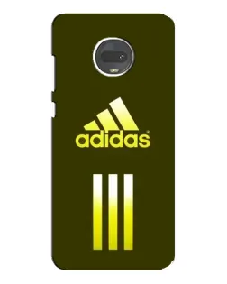 Чехол для Motorola MOTO G7 с картинкой «Оливковый градиент Adidas»