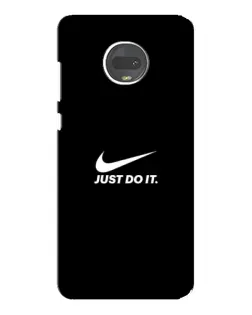 Чехол для Motorola MOTO G7 с картинкой «Минимализм от Nike»