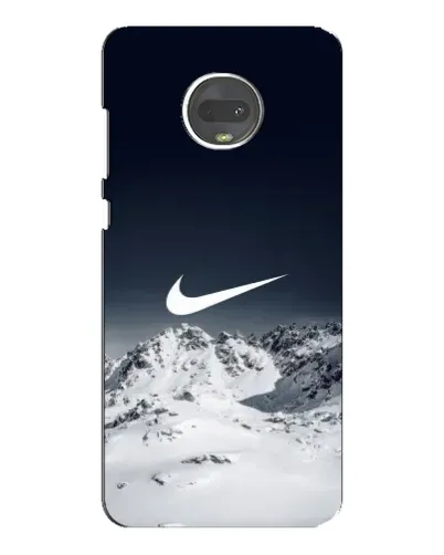 Чехол для Motorola MOTO G7 с картинкой «Nike — зимние горы» Чехол для Motorola MOTO G7 с картинкой «Nike — зимние горы»