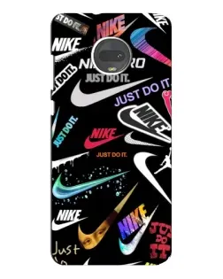 Чехол для Motorola MOTO G7 с картинкой «Nike — роскошь»