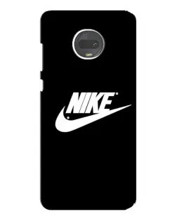 Чехол для Motorola MOTO G7 с картинкой «Мазки краски Nike»