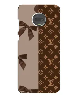 Чехол для Motorola MOTO G7 с картинкой «Louis Vuitton — банты»