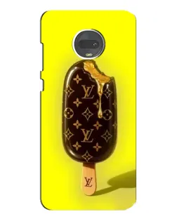 Чехол для Motorola MOTO G7 с картинкой «Мороженое от LV»