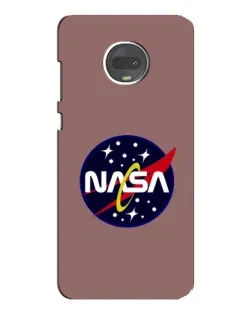 Чехол для Motorola MOTO G7 с картинкой «NASA — ретро космос»