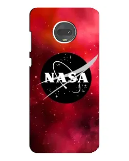 Чехол для Motorola MOTO G7 с картинкой «NASA — красная туманность»