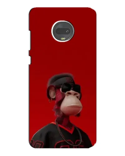 Чехол для Motorola MOTO G7 с картинкой «Bored Ape в красном» Чехол для Motorola MOTO G7 с картинкой «Bored Ape в красном»