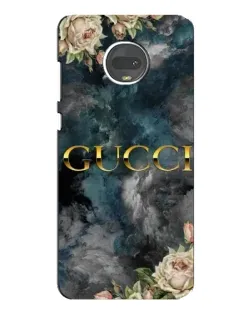 Чехол для Motorola MOTO G7 с картинкой «Абстрактные цветы Gucci»