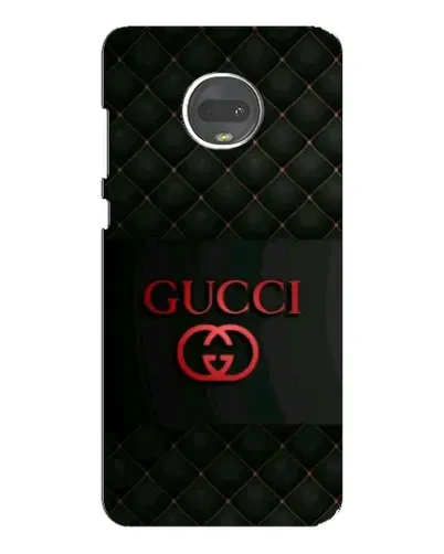 Чехол для Motorola MOTO G7 с картинкой «Gucci — стеганый черный»