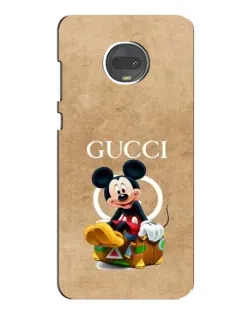Чехол для Motorola MOTO G7 с картинкой «Микки Маус Gucci — крафт»