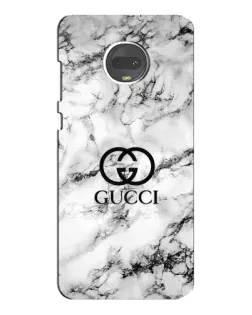 Чехол для Motorola MOTO G7 с картинкой «Gucci — мраморный шик»