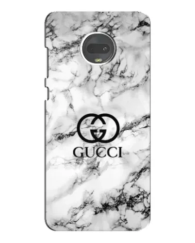 Чехол для Motorola MOTO G7 с картинкой «Gucci — мраморный шик»