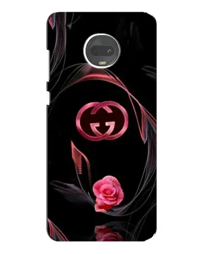 Чехол для Motorola MOTO G7 с картинкой «Gucci — неоновая роза»