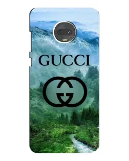 Чехол для Motorola MOTO G7 с картинкой «Gucci — горный пейзаж»