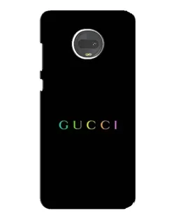 Чехол для Motorola MOTO G7 с картинкой «Gucci — неоновый минимализм»