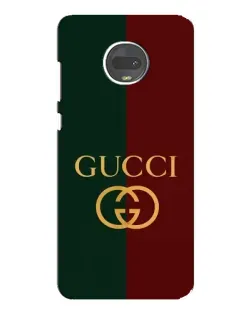 Чехол для Motorola MOTO G7 с картинкой «Gucci — темно-зеленый градиент»